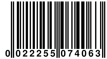 0 022255 074063