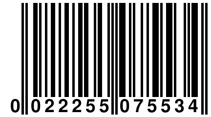 0 022255 075534