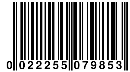 0 022255 079853