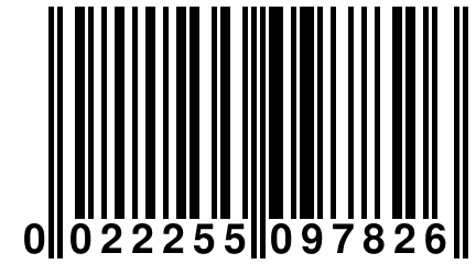 0 022255 097826