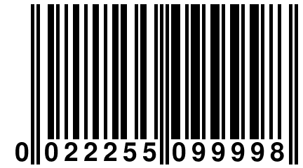 0 022255 099998