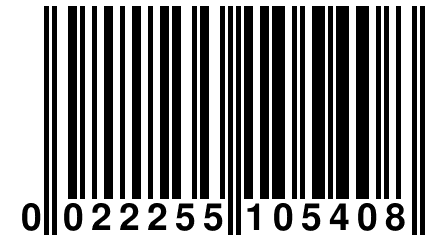 0 022255 105408