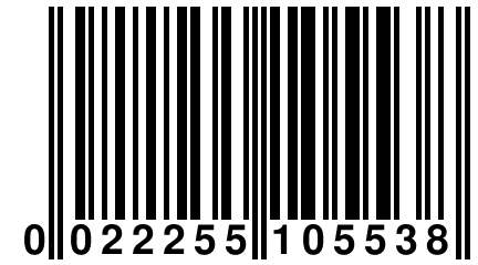 0 022255 105538