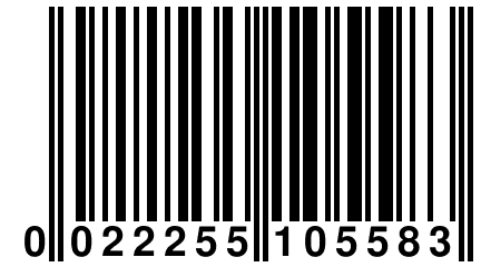 0 022255 105583