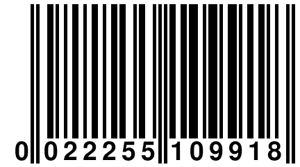 0 022255 109918