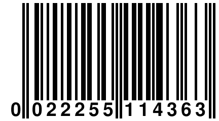 0 022255 114363