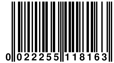 0 022255 118163