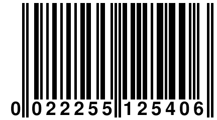 0 022255 125406