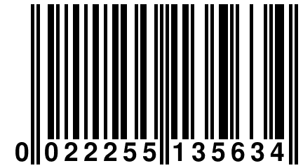 0 022255 135634