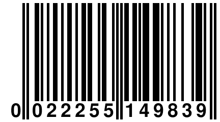 0 022255 149839