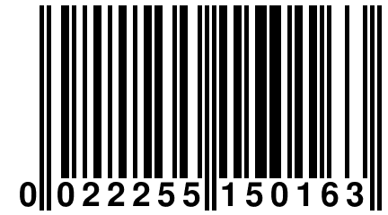 0 022255 150163