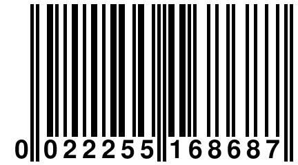 0 022255 168687