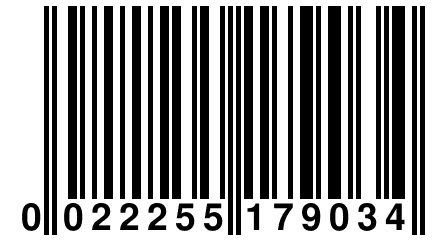 0 022255 179034