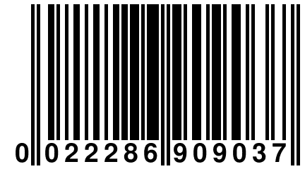 0 022286 909037