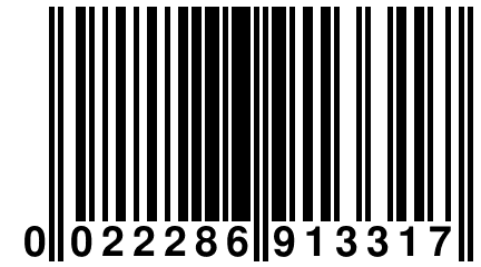 0 022286 913317