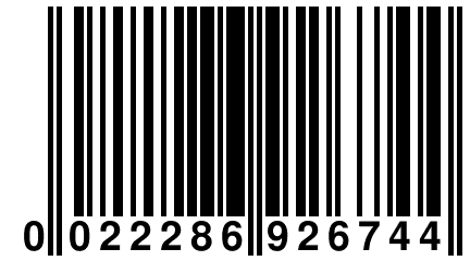 0 022286 926744