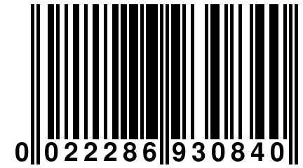 0 022286 930840