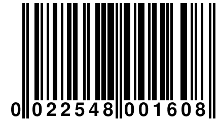 0 022548 001608