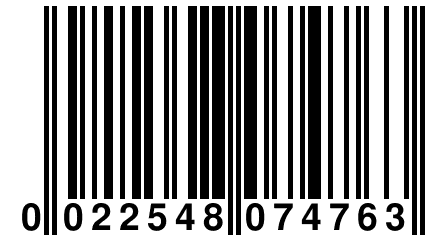 0 022548 074763