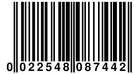 0 022548 087442