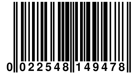 0 022548 149478