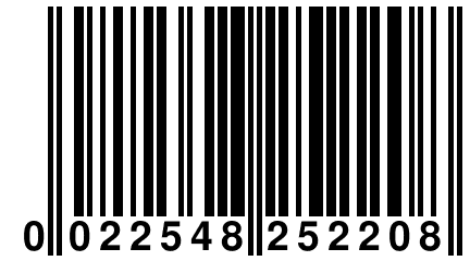 0 022548 252208