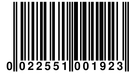 0 022551 001923