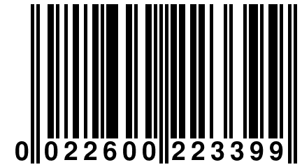 0 022600 223399