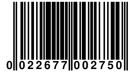 0 022677 002750