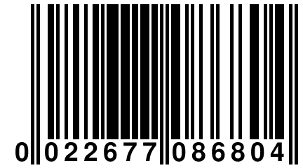 0 022677 086804