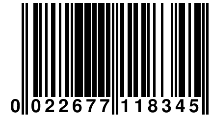 0 022677 118345