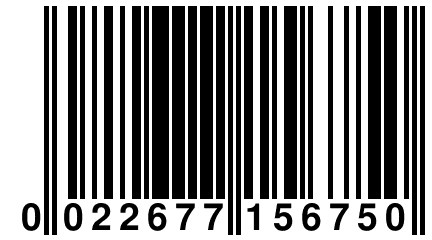 0 022677 156750