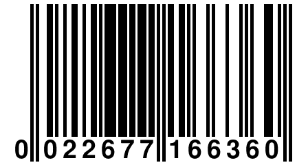 0 022677 166360