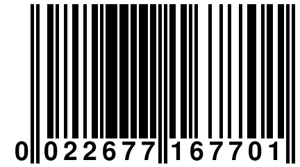 0 022677 167701