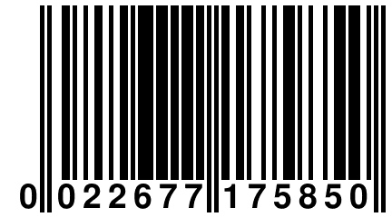 0 022677 175850