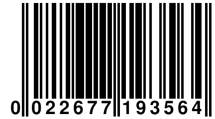 0 022677 193564