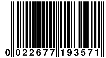 0 022677 193571