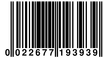 0 022677 193939