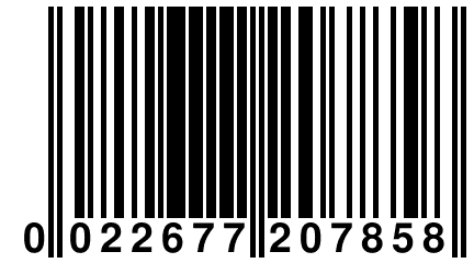 0 022677 207858