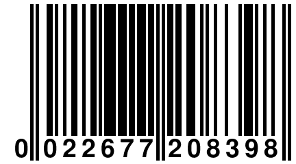 0 022677 208398