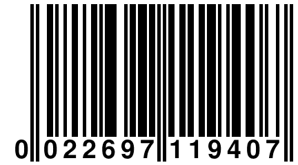 0 022697 119407