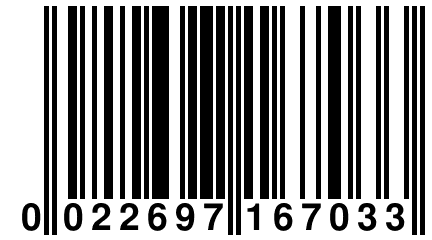 0 022697 167033