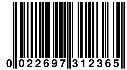 0 022697 312365