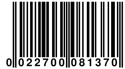 0 022700 081370