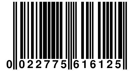 0 022775 616125