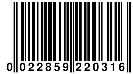 0 022859 220316