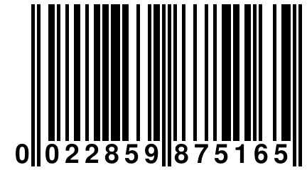 0 022859 875165