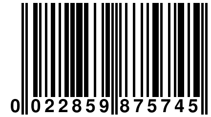 0 022859 875745