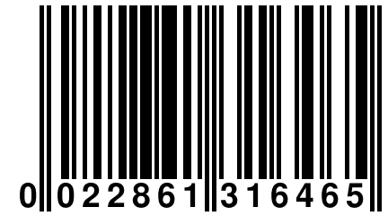 0 022861 316465