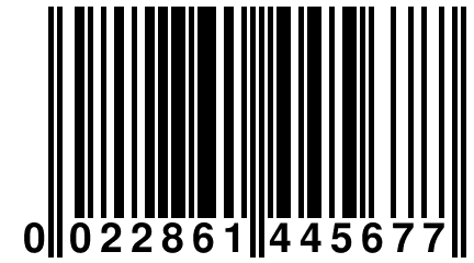 0 022861 445677